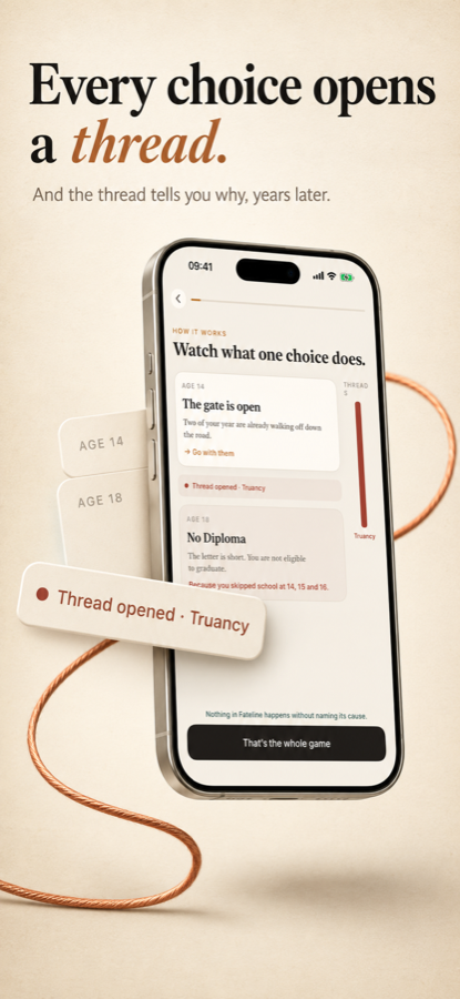 App Store panel: every choice opens a thread